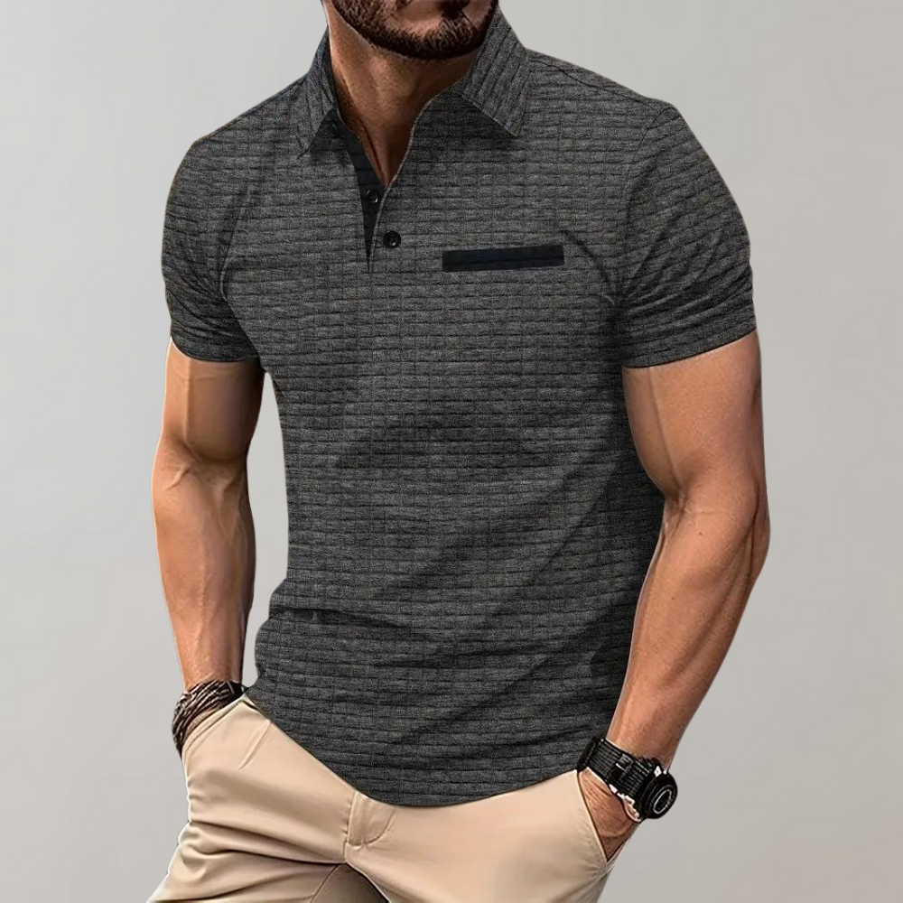 Men's - Polo Shirt - Casual - Versatile Design - Everyday Use
