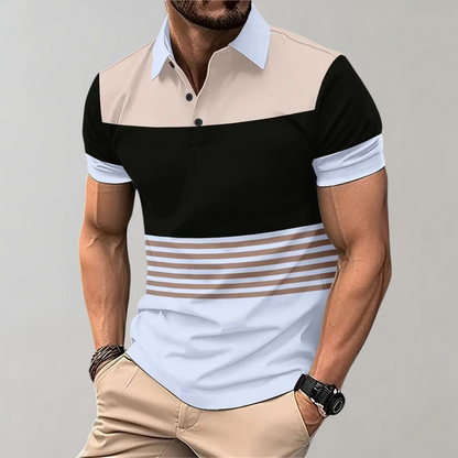 Men's  - Leisure Polo Shirt - Casual - Versatile Design - Everyday Use