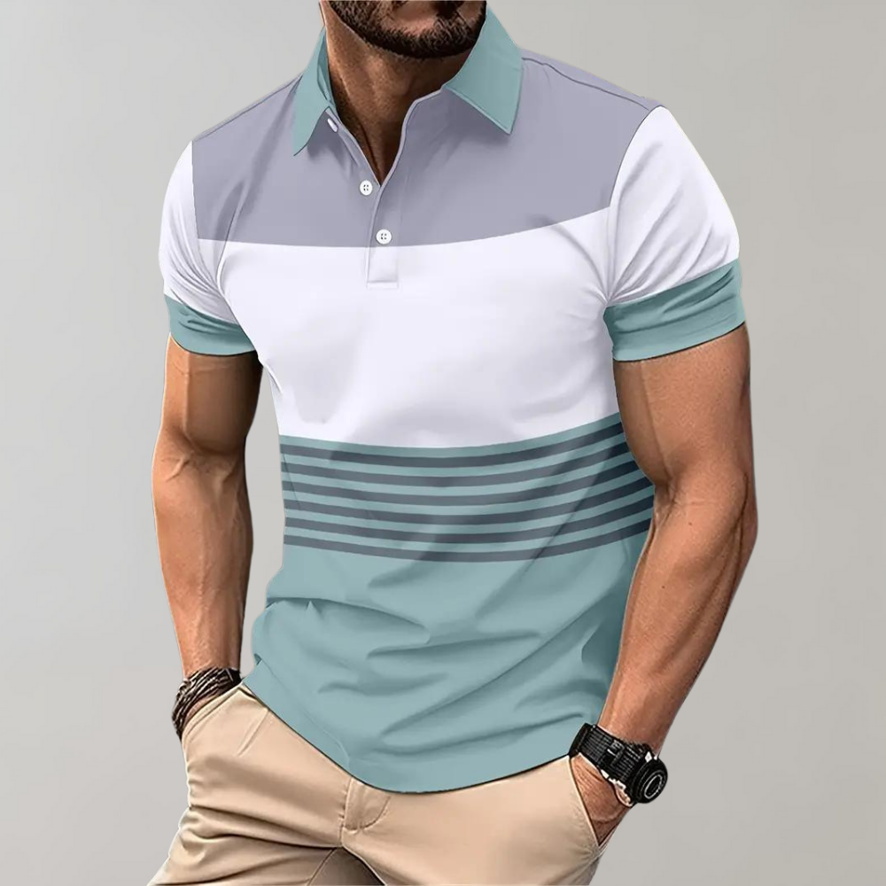 Men's  - Leisure Polo Shirt - Casual - Versatile Design - Everyday Use
