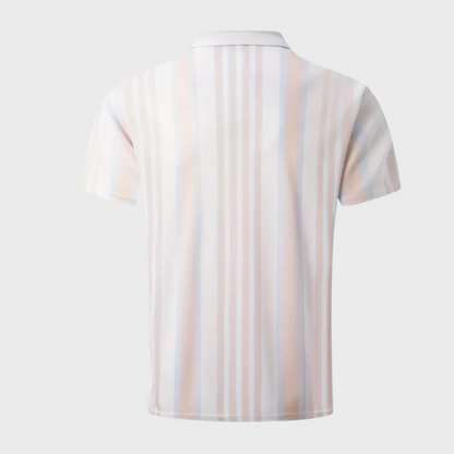 Men's - Striped Polo Shirt - Casual - Modern Style - Ideal for Summer