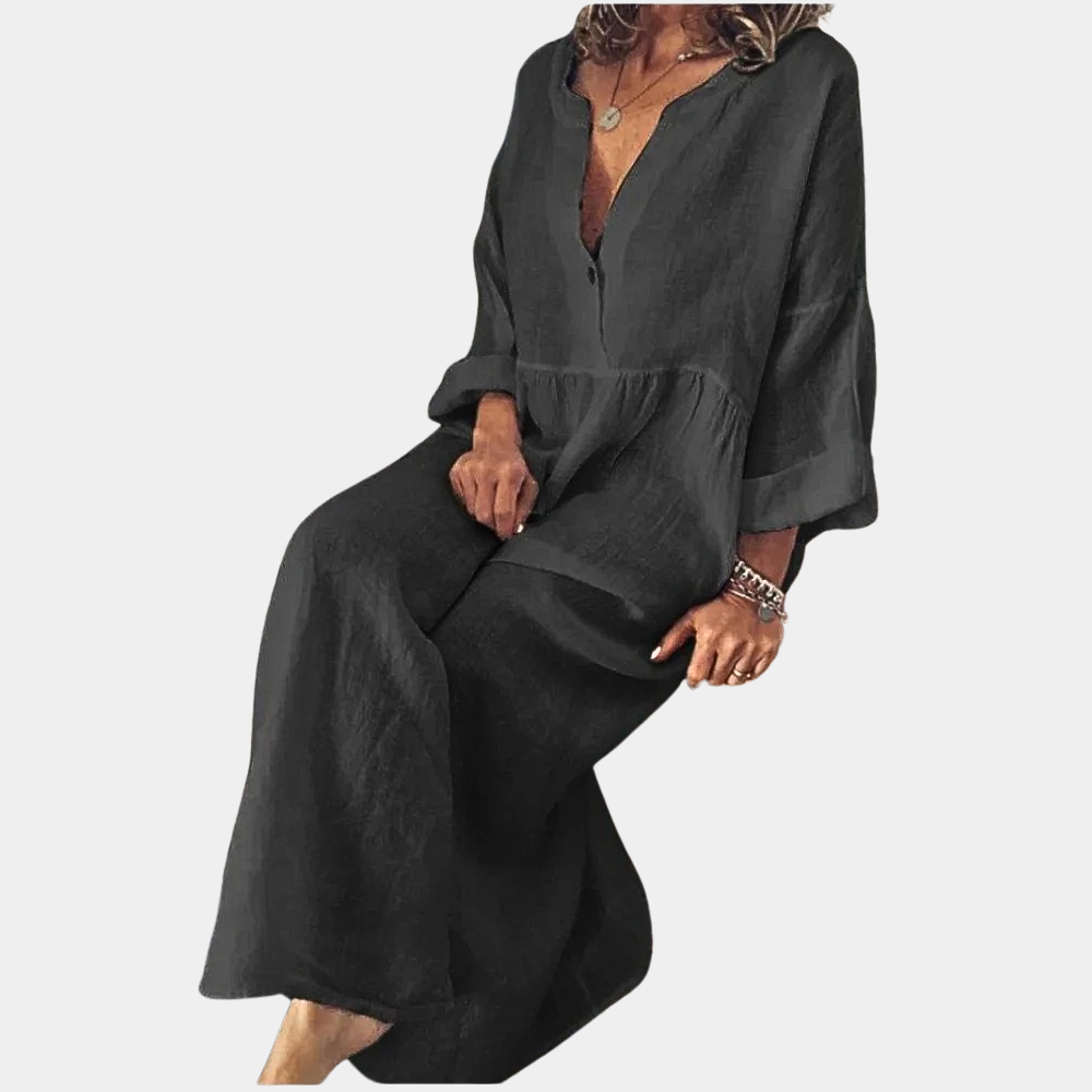 Women's  - Maxi Dress - Classic - Lightweight Modern Style - Ideal for Summer