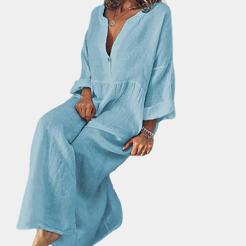 Women's  - Maxi Dress - Classic - Lightweight Modern Style - Ideal for Summer