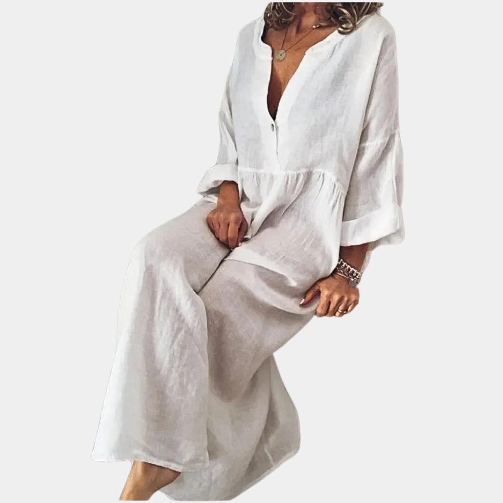 Women's  - Maxi Dress - Classic - Lightweight Modern Style - Ideal for Summer