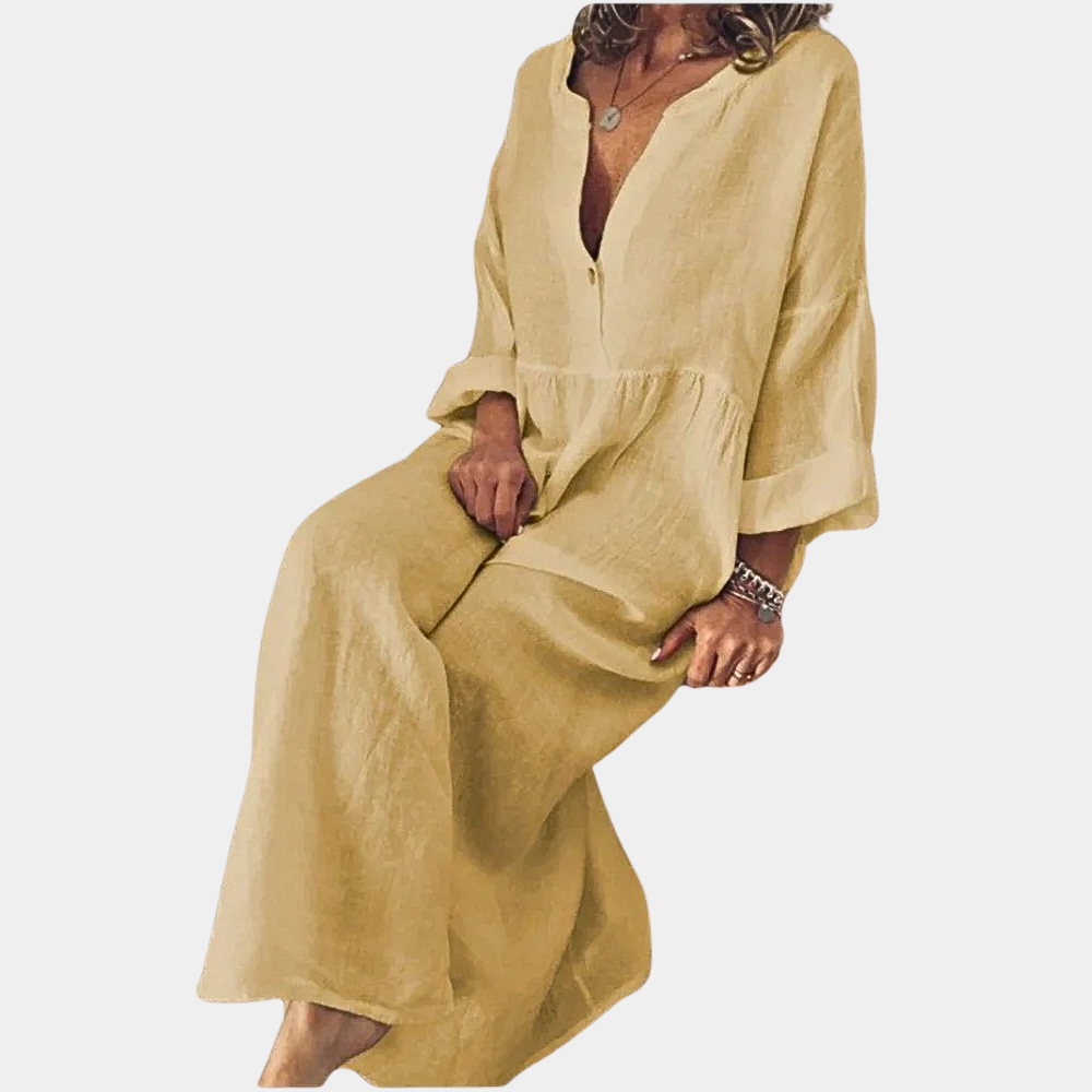 Women's  - Maxi Dress - Classic - Lightweight Modern Style - Ideal for Summer