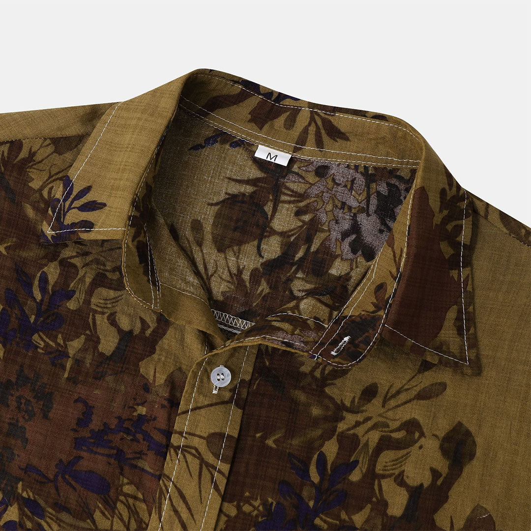 Men's - Floral Shirt - Casual - Modern Style - Ideal for Summer
