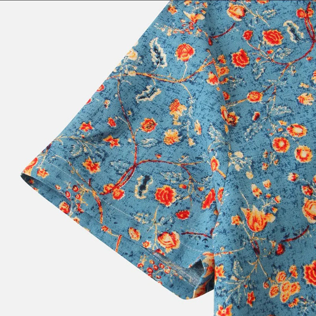 Men's  - Polo with Pattern - Casual - Timeless Style - Ideal for Summer