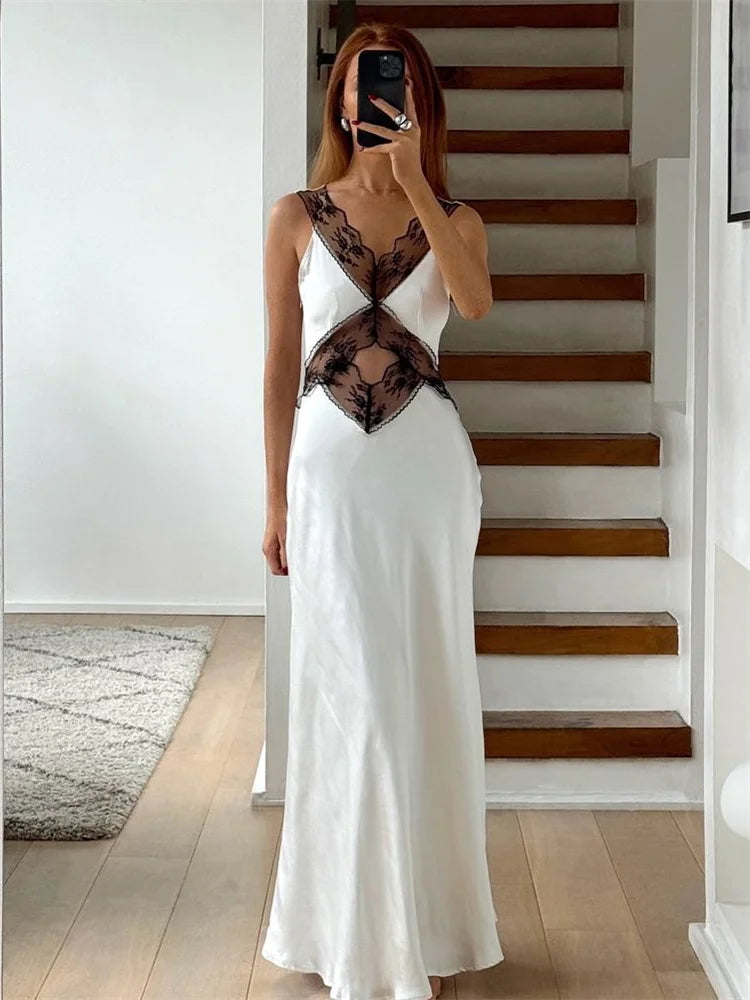 Women's Maxi Dress Backless Elegant Summer Dress 5