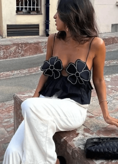 Women's Crop Top Cotton Blend Vintage Style 10