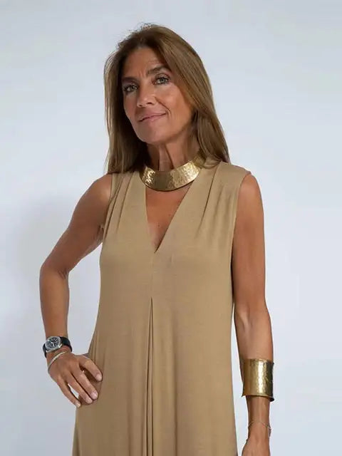 Women's  - Maxi Dress - Casual - Light Formal Style - Ideal for Summer