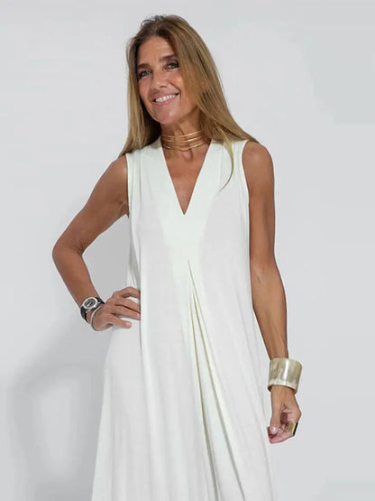 Women's  - Maxi Dress - Casual - Light Formal Style - Ideal for Summer