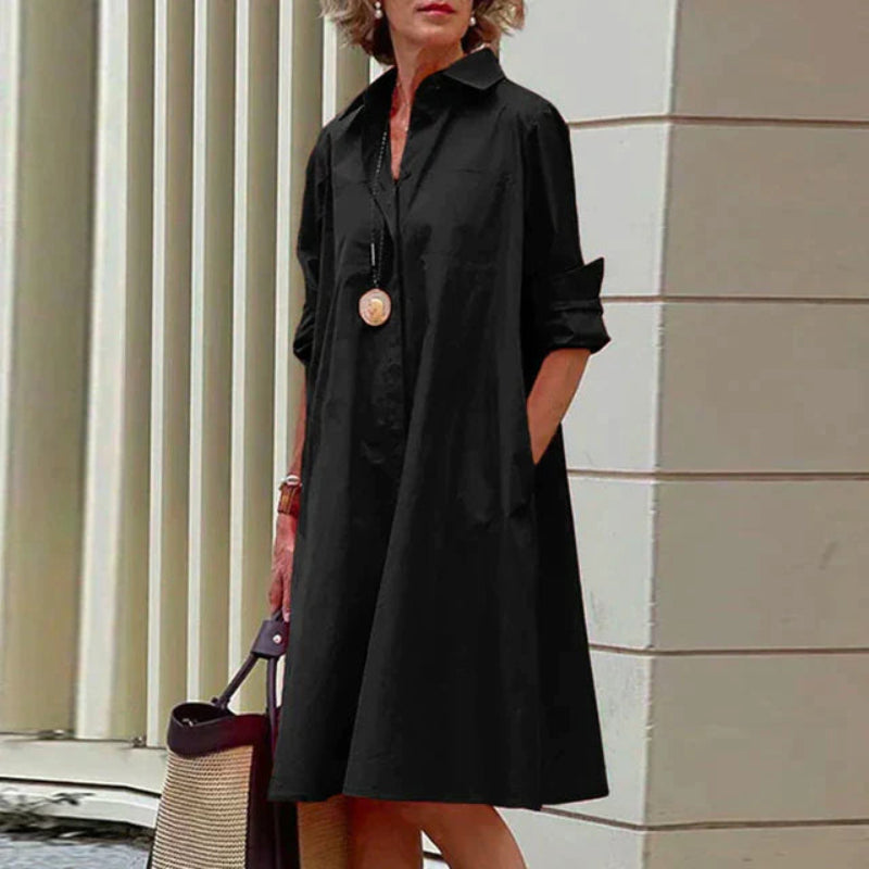 Casual Collared Dress | Great for Everyday Wear