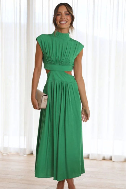 Women's - Elegant Sleeveless Long Dress for Women