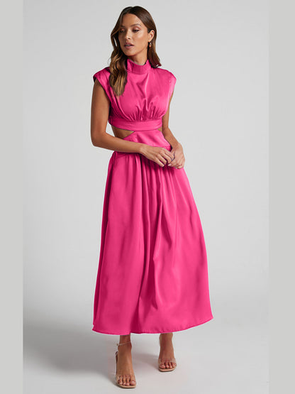 Women's - Elegant Sleeveless Long Dress for Women