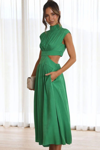 Women's - Elegant Sleeveless Long Dress for Women