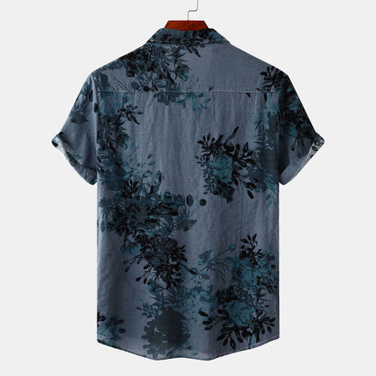 Men's - Floral Shirt - Casual - Modern Style - Ideal for Summer