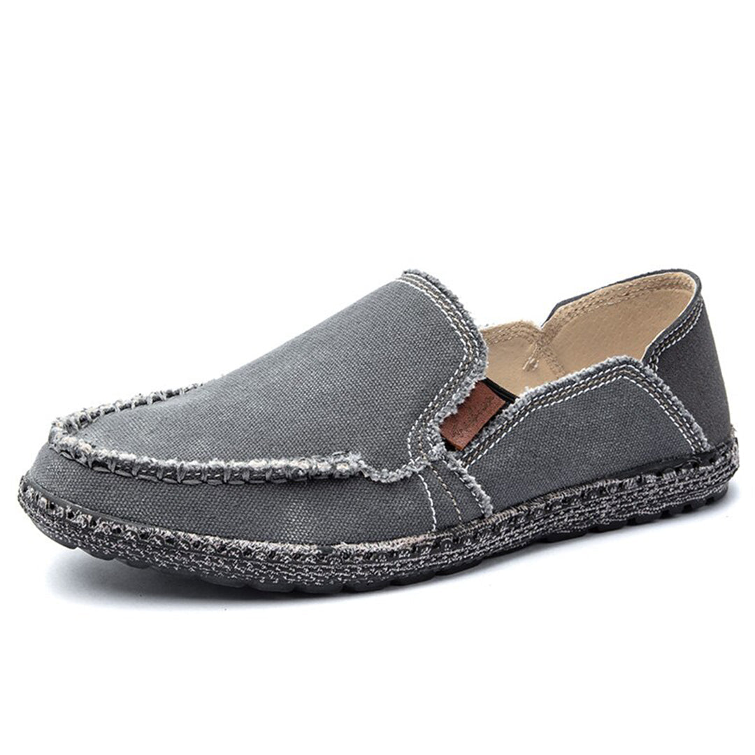 Men's - Canvas Loafers - Chic - Denim - Everyday Wear