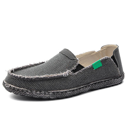 Men's - Canvas Loafers - Chic - Denim - Everyday Wear
