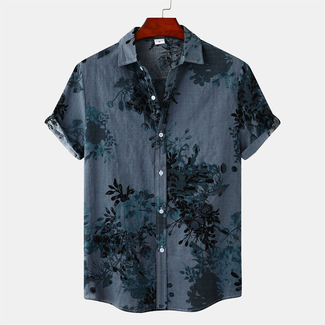 Men's - Floral Shirt - Casual - Modern Style - Ideal for Summer