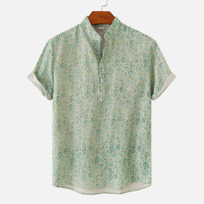 Men's  - Polo with Pattern - Casual - Timeless Style - Ideal for Summer