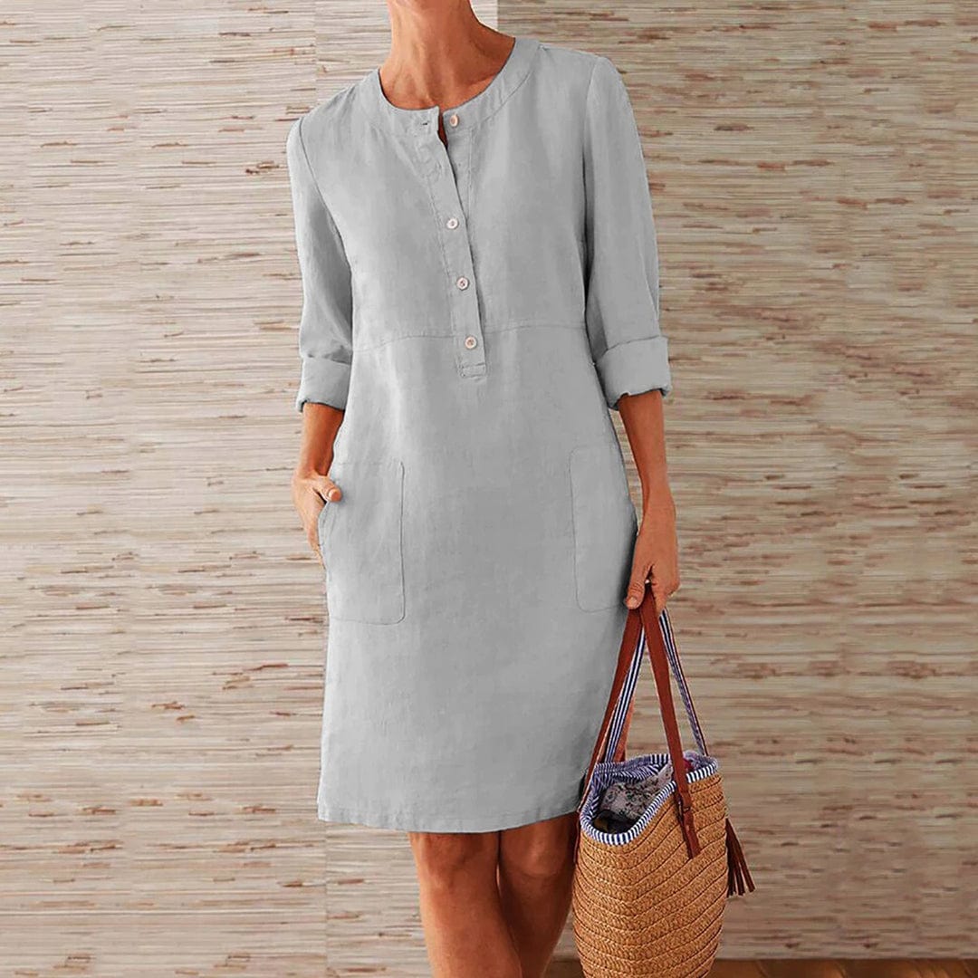 Women's - Midi Dress - Casual - Lightweight Modern Style - For Everyday Wear