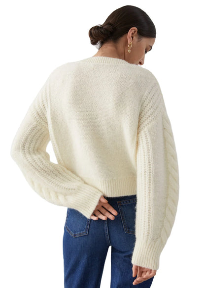 Women’s Fashion Cable Knit Jumper | Cozy Autumn & Winter Top