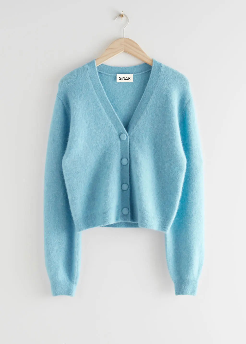 Women’s Knitted Cardigan | Wool Blend Winter Jumper | Cozy Cable Knit Top