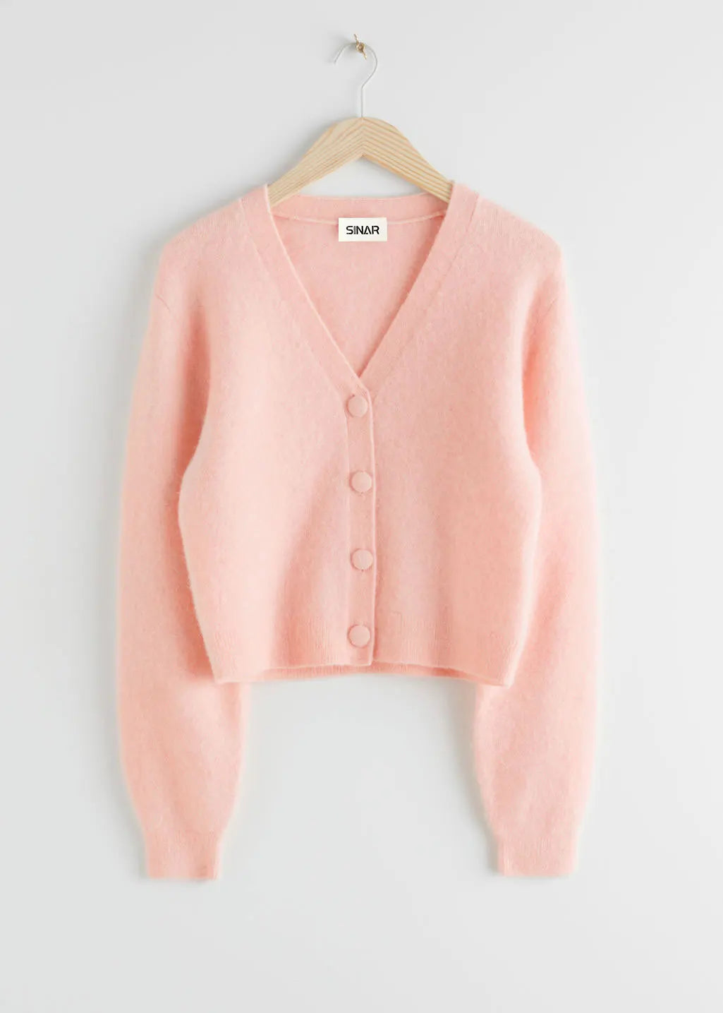 Women’s Knitted Cardigan | Wool Blend Winter Jumper | Cozy Cable Knit Top