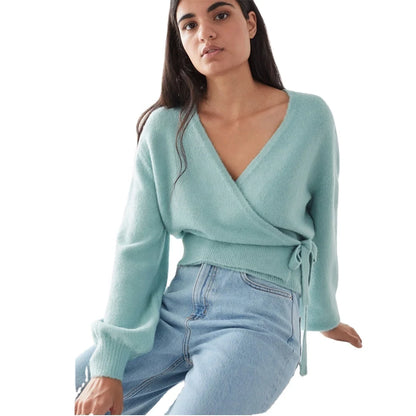 Women’s Long Sleeve Knitted Sweater | Cozy Autumn & Winter Knit Top
