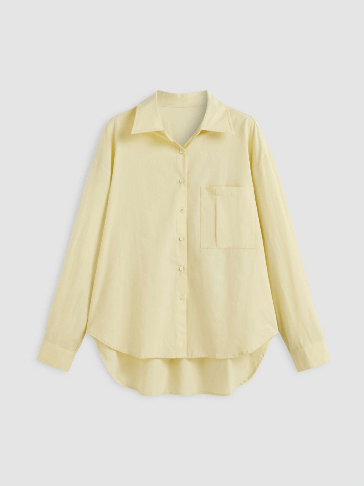 Women's Long Sleeve Blouse Cotton with Textured Collar 3