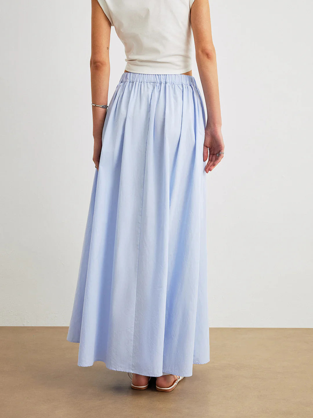 Women's A-Line Skirt Cotton with Pockets 4