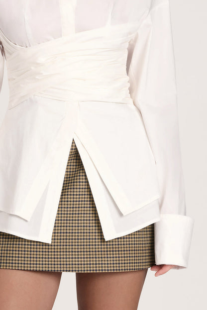 Elegant White Blouse for Women | Flattering Hourglass Fit