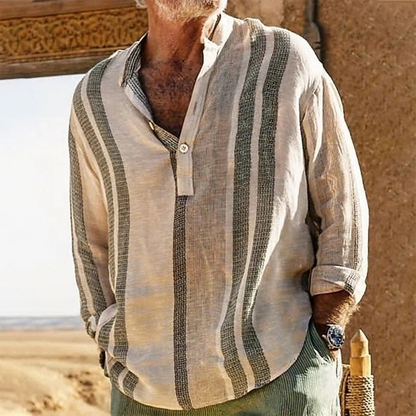 Men's - Long Sleeve Polo - Casual - Ideal for Summer