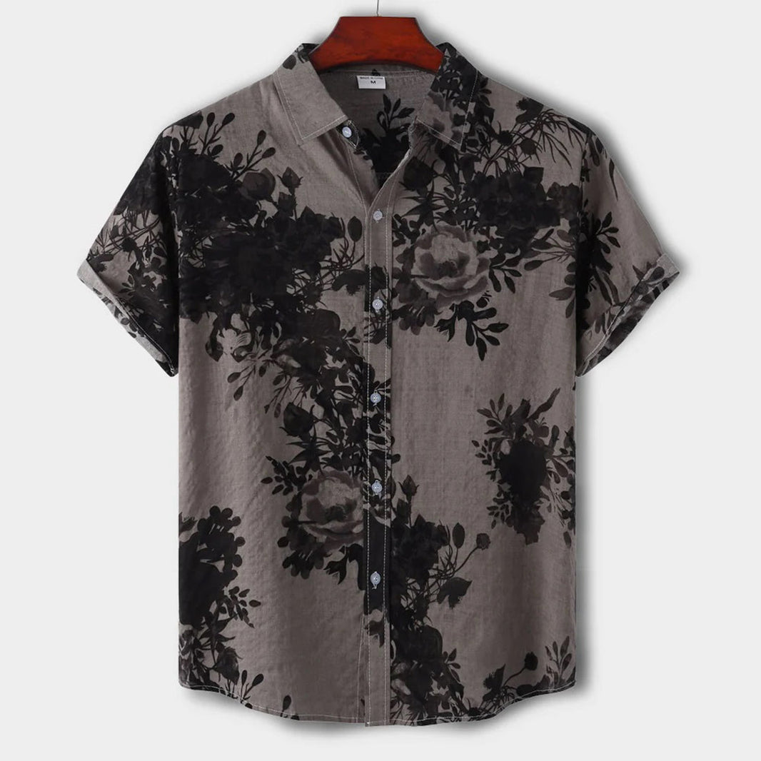 Men's - Floral Shirt - Casual - Modern Style - Ideal for Summer