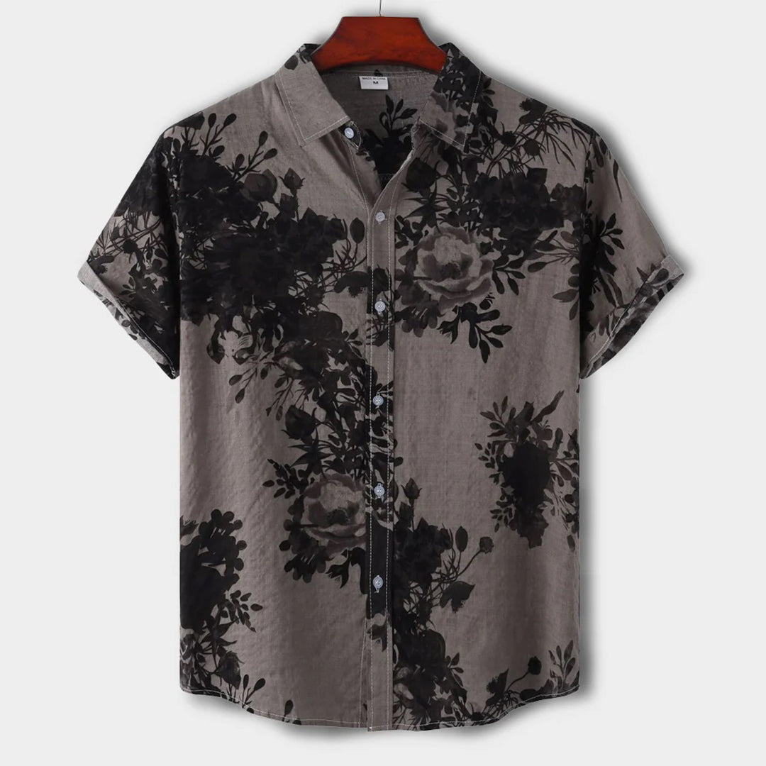 Men's - Floral Shirt - Casual - Modern Style - Ideal for Summer