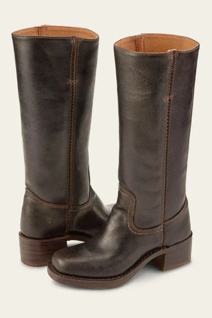 Women’s Knee-High Boots with Slim Fit & Structured Sole | Elegant Autumn & Winter
