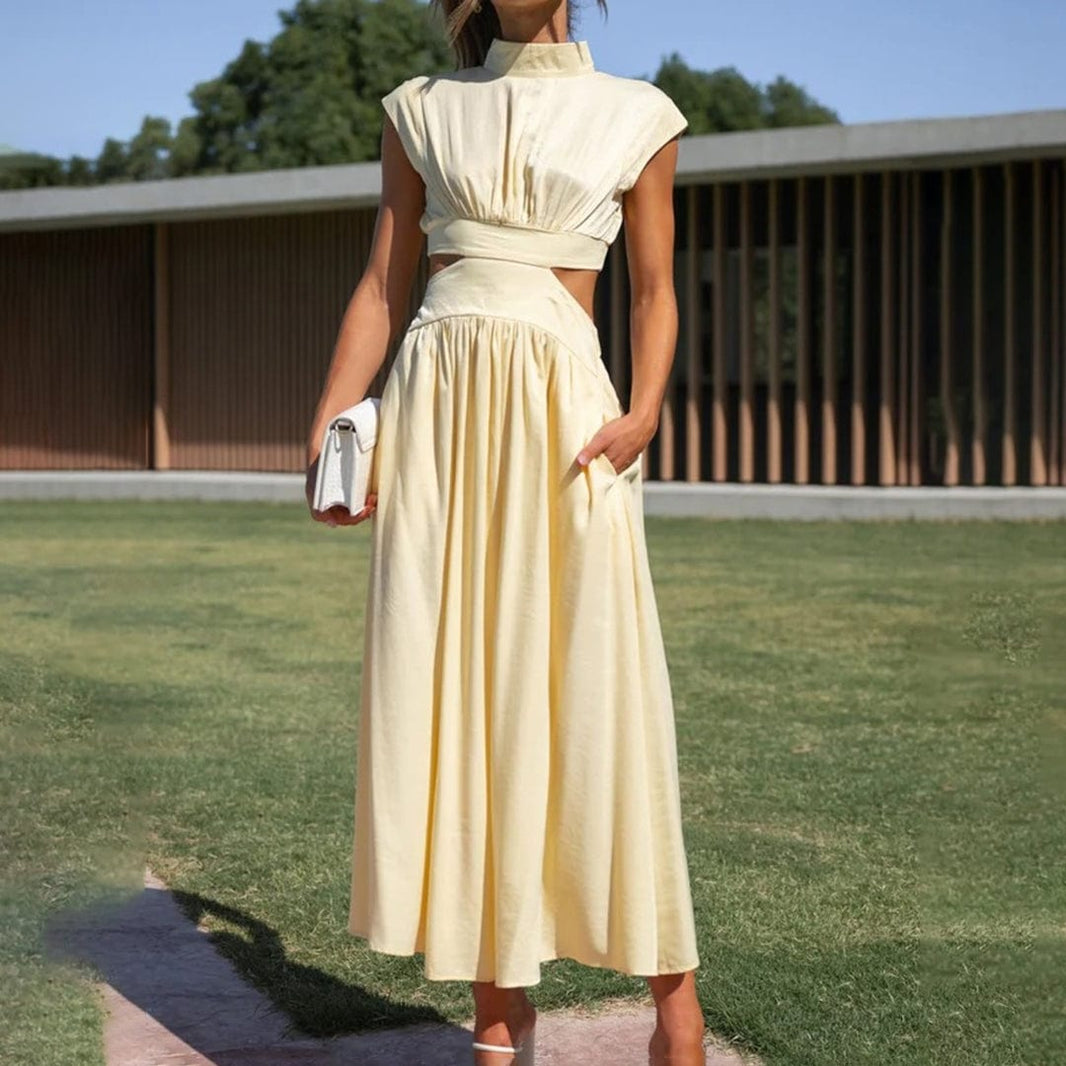 Women's - Unique Cut Dress - Chic - Timeless Style - Ideal for Summer