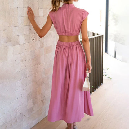 Women's - Unique Cut Dress - Chic - Timeless Style - Ideal for Summer