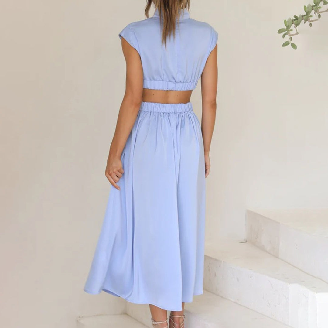 Women's - Unique Cut Dress - Chic - Timeless Style - Ideal for Summer