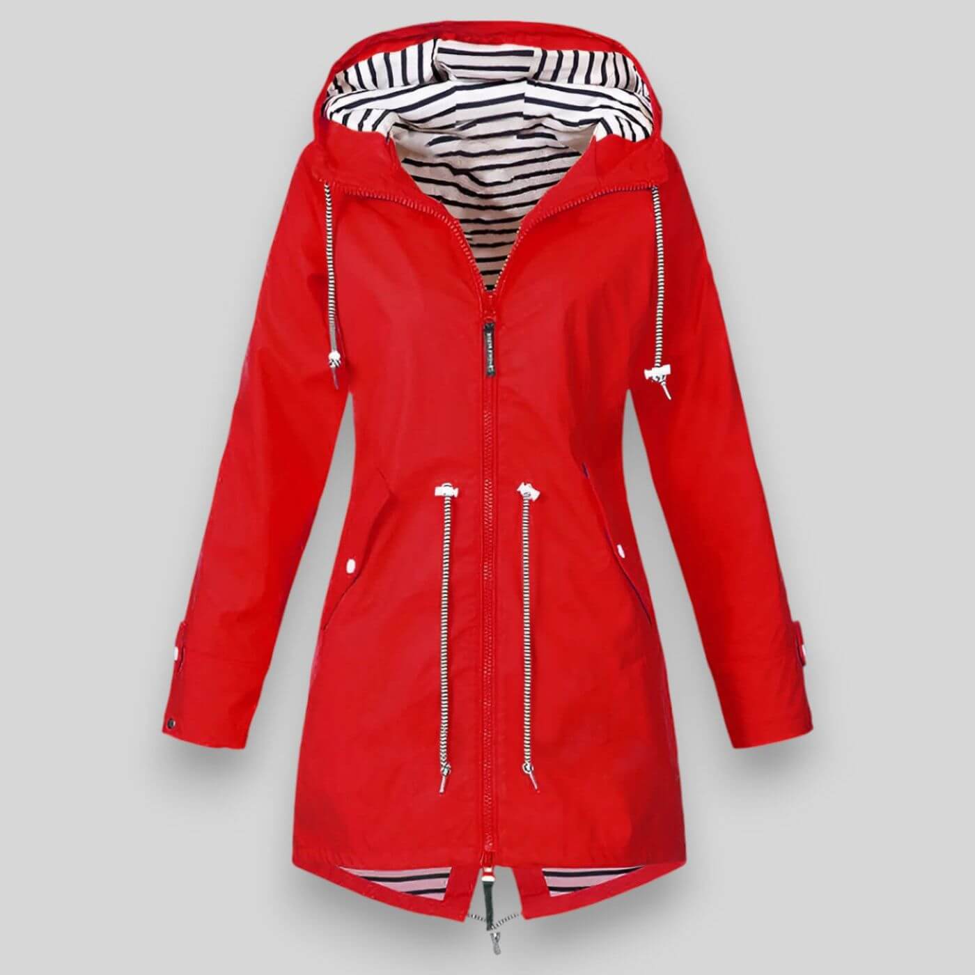 Women's Lovisa Stylish Waterproof Jacket – Lightweight Hooded Raincoat