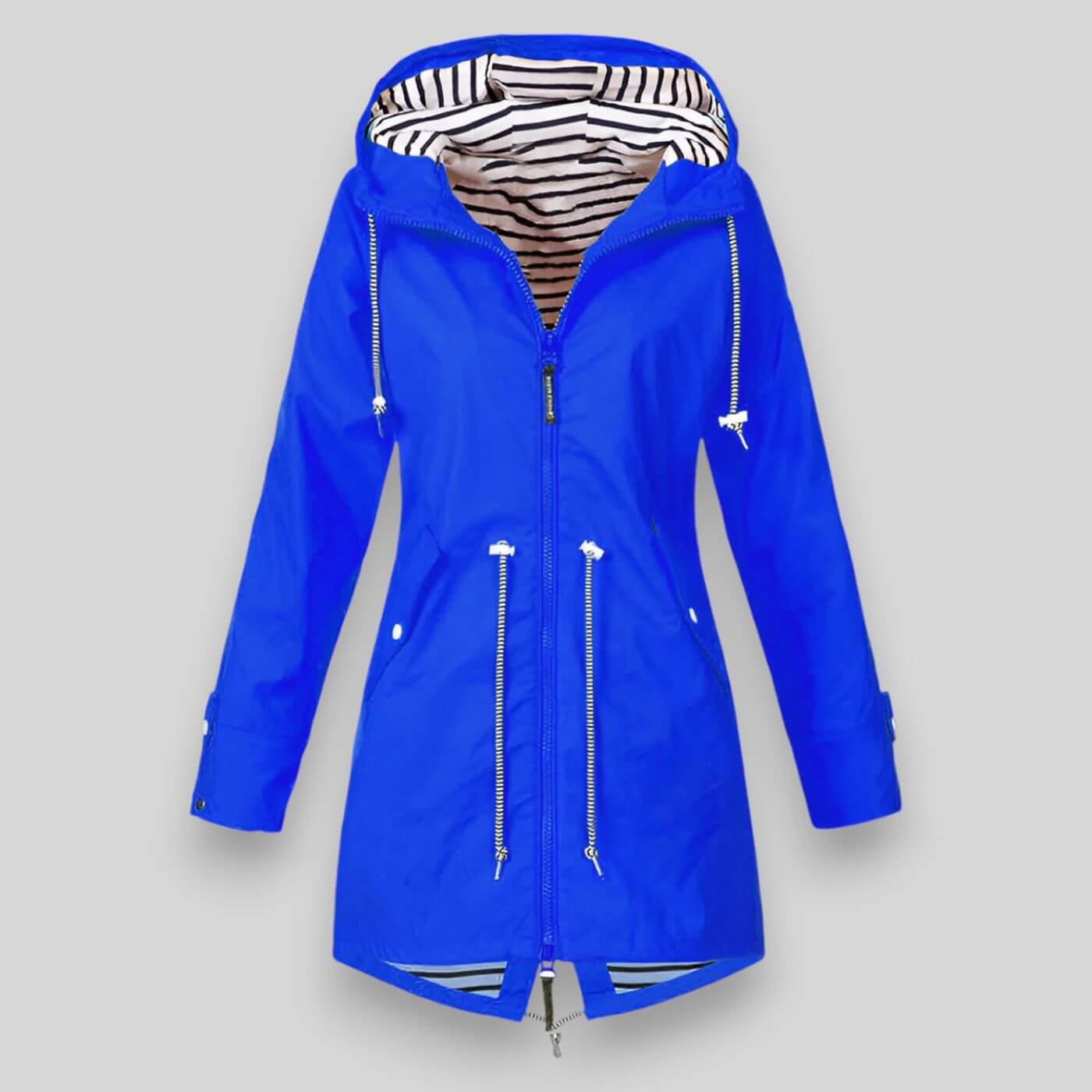 Women's Lovisa Stylish Waterproof Jacket – Lightweight Hooded Raincoat