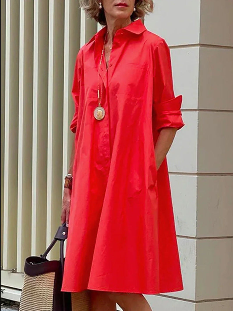 Casual Collared Dress | Great for Everyday Wear