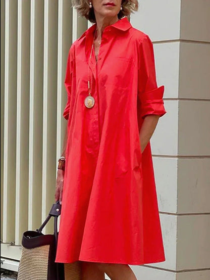 Casual Collared Dress | Great for Everyday Wear