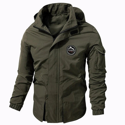 Men's Hooded Bomber Jacket Winter Stylish 2