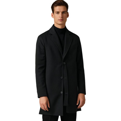 Men's Long Winter Coat Polyester 4