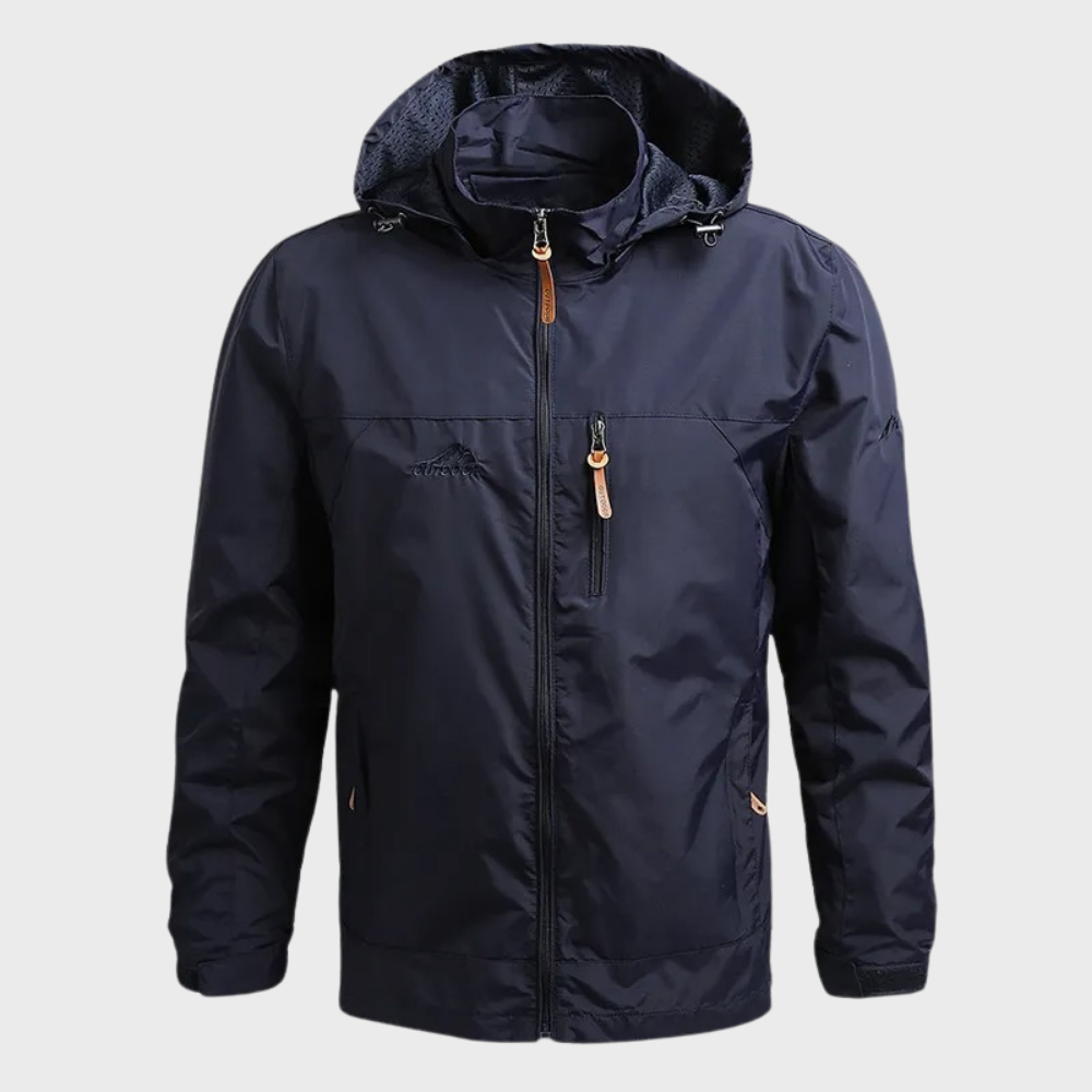 Men's Waterproof Jacket Nylon with Hood 2