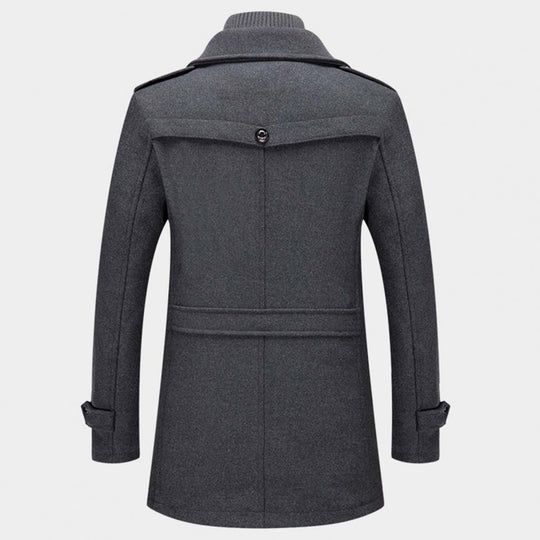 Men's Winter Coat Two-Piece Wool Blend 7