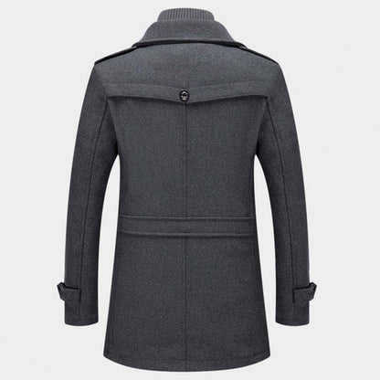 Men's Winter Coat Two-Piece Wool Blend 7