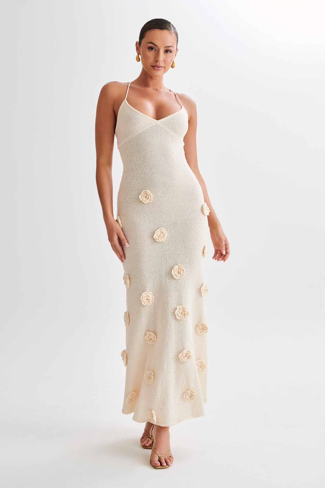 Women's - Floral Bodycon Dress for Women