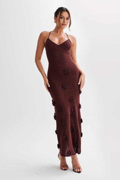 Women's - Floral Bodycon Dress for Women