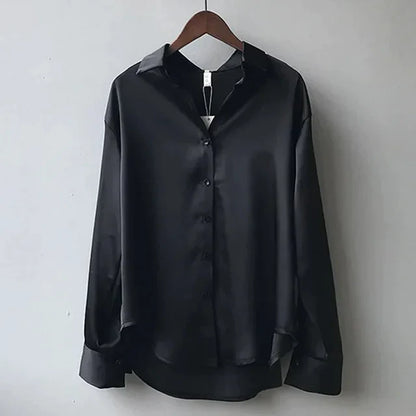 Women's Blouse With Button Placket | Long Sleeves